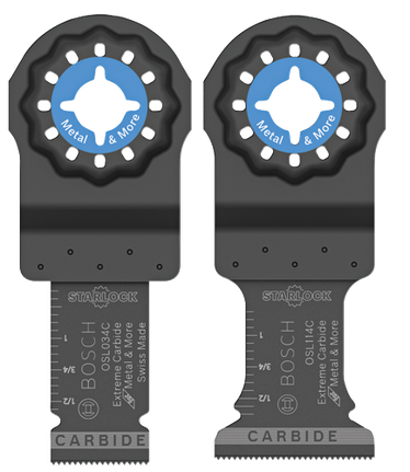 Ensemble de lames accessoires pour outil oscillant polyvalent Starlock®, 2 pièces