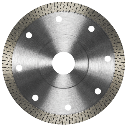 Disque diamanté premium Turbo à couronne de coupe de 5 po pour des coupes nettes