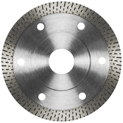 Disque diamanté premium à couronne de coupe Turbo de 4 po pour des coupes nettes