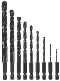 Assortiment de forets noirs.