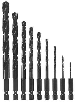 Assortiment de forets noirs.