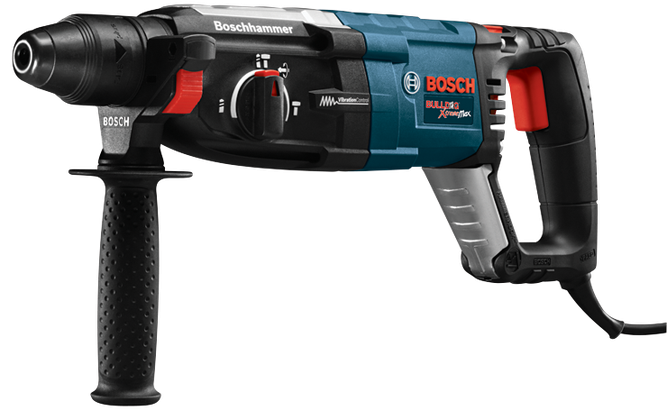 Boschhammer BULLDOG XtremeMax marteau perforateur rotatif avec Vibration Control.