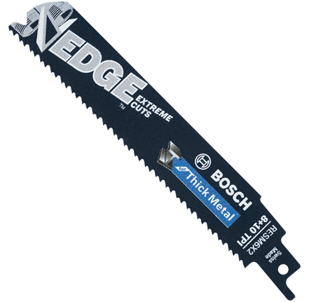 25 lames de scie alternative Edge de 6 po à 8/10 dents par pouce pour métal épais (gros conditionnement)