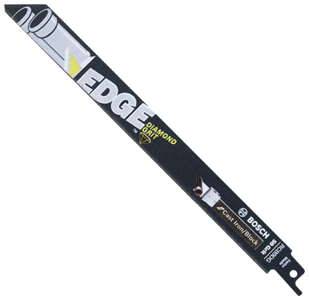 Lame de scie alternative Edge à concrétion diamant de 9 po à grain 50 pour fonte/blocs de béton