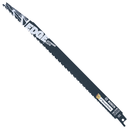 5 lames de scie alternative Edge de 12 po à 6/12 dents par pouce pour bois avec clous