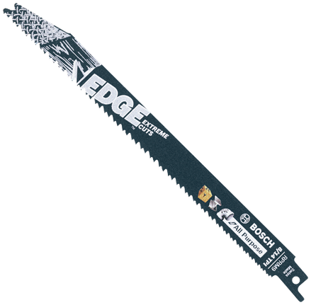 5 lames de scie alternative Edge de 9 po à 8/14 dents par pouce pour tous usages