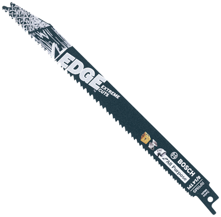 25 lames de scie alternative Edge de 9 po à 8/14 dents par pouce pour tous usages (en vrac)