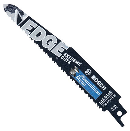 5 lames de scie alternative Edge de 6 po à 8/10 dents par pouce spécial démolition pour métal