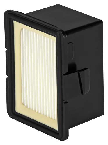 Filtre à air Bosch avec cadre noir.