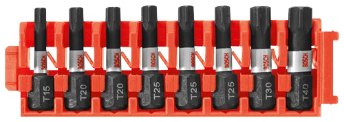 Embouts courts de 1 po Impact Tough™ Torx® avec attache pour coffret sur mesure à 8 pièces