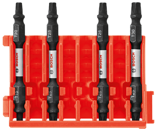 Embouts doubles de vissage de 2,5 po Torx® avec attache pour coffret sur mesure à 4 pièces