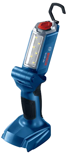 Projecteur de chantier LED Bosch avec numéro de modèle GLI 18V-1200 C.