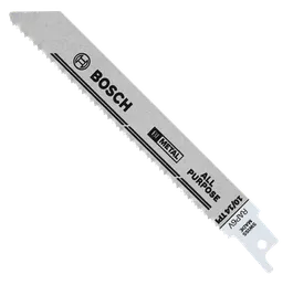 Lame de scie sabre Bosch toutes applications, TOUT MÉTAL, RAPIDE, 18/14 dents par pouce.