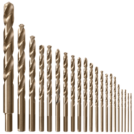 Ensemble de forets M42 au cobalt, 21 pièces