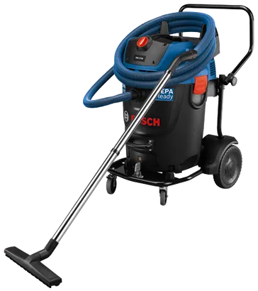 Aspirateur Bosch avec marquages "EPA Ready" et "300 CFM".