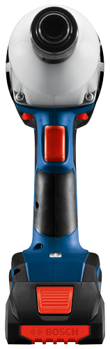 Perceuse sans fil Bosch avec texte "BOSCH" visible.