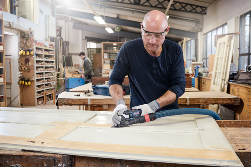 Plateau de ponçage triangulaire au carbure de grain 100 pour outils polyvalents oscillants StarlockMax®