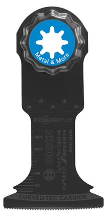 Lame plongeante Extreme Carbide Curved-Tec de 2 po pour outils polyvalents oscillants StarlockPlus®