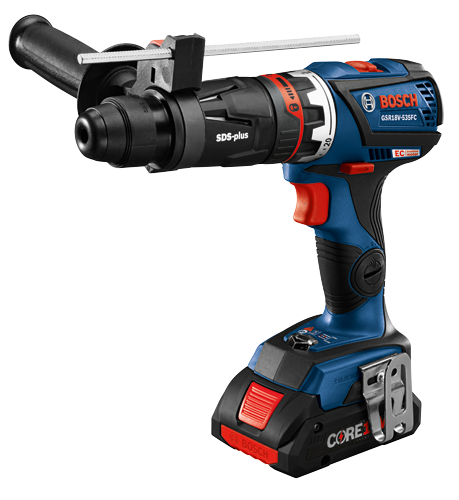 Bosch GSR18V-535FC Flexiclick perceuse-visseuse avec SDS-plus et moteur sans charbon.