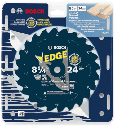 8-1/4 In. 24 Tooth Edge Cordless Circular Saw Blade for General Purpose, CBCL824T, PKG