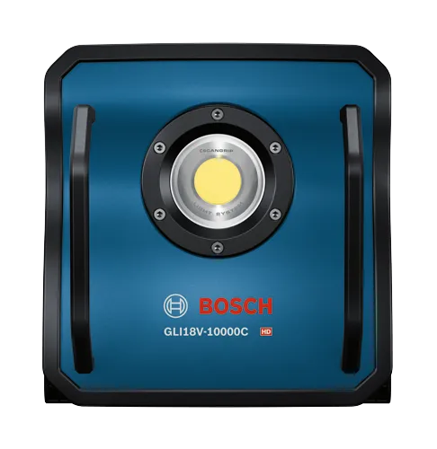 Bosch GLI18V-10000C Projecteur de chantier HD avec "SCANGRIP LIGHT SYSTEM".