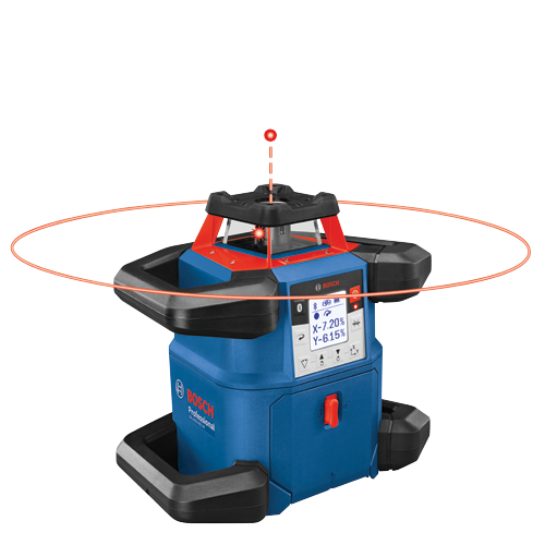 Bosch GRL4000-80CHV, précision jusqu'à ±1/16 po, portée 4000 pi, IP68.