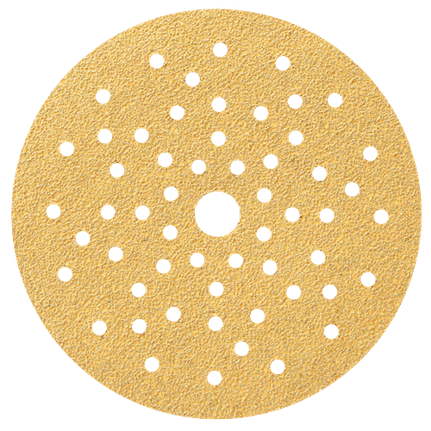 5 disques de ponçage auto-agrippants à multiperforation de 6 po, grain 40