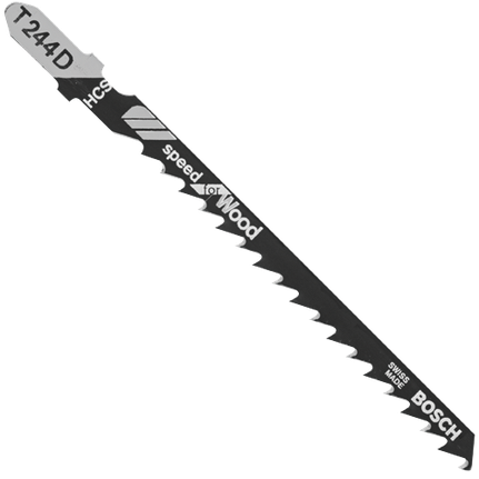 100 lames de scie sauteuse à accroche en T « Speed for Wood » de 4 po à 6 dents par pouce