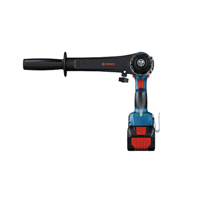 Outil Bosch avec poignée noire et éléments rouges, avec logo "BOSCH".