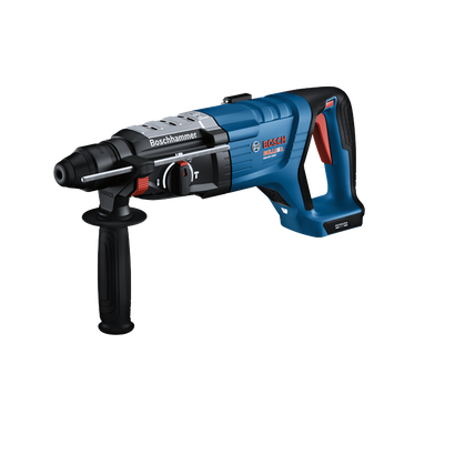 Bosch GBH18V-28DC Boschhammer sans fil, avec texte visible "Boschhammer" et "BULLDOG".
