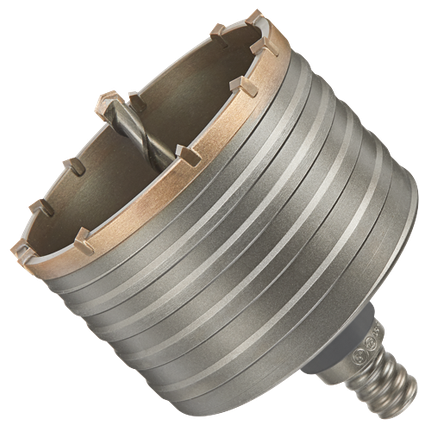 Couronne-trépan pour marteau perforateur de 5 po, 2 pièces