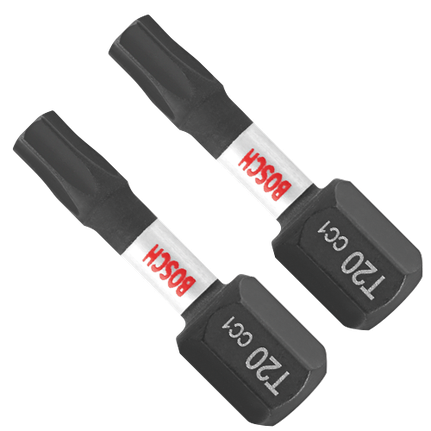 2 embouts courts Driven Impact Tough Torx® n°20 de 1 po