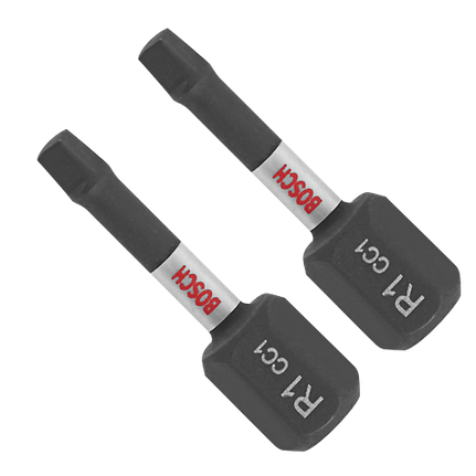 2 embouts courts Driven Impact Tough carrés n°1 de 1 po