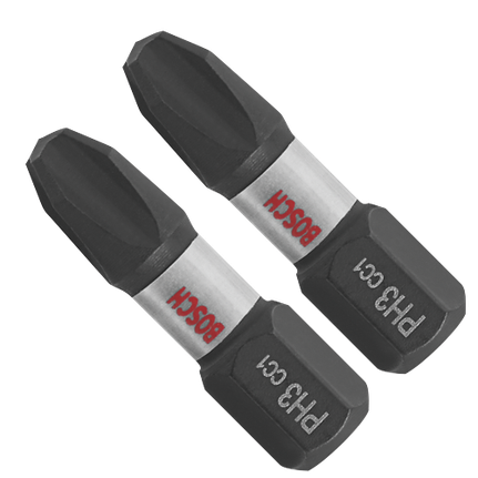 2 embouts courts Driven Impact Tough Phillips® n°3 de 1 po