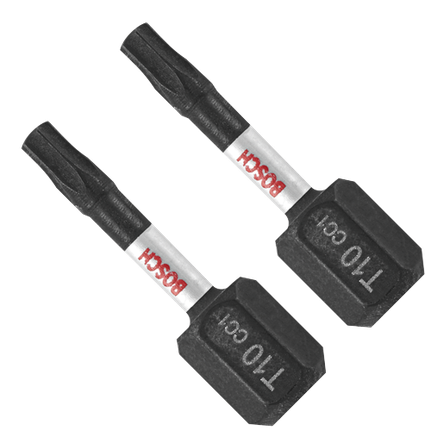 2 embouts courts Driven Impact Tough Torx® n°10 de 1 po