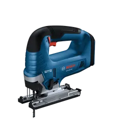 Scie sauteuse sans fil Bosch GST18V-50 avec étiquette "BRUSHLESS MOTOR".