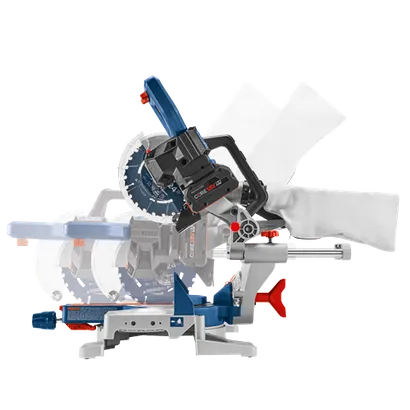 Scie Bosch, avec batterie PROFACTOR CORE 18V 8.0 Ah, et texte visible "fast cut", "24".