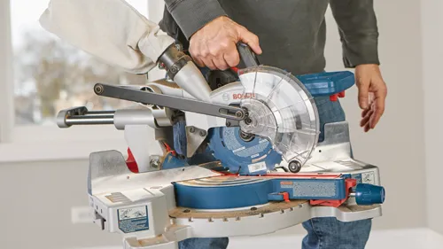 bosch cordless miter saw 18V profactor being carried