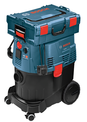 Aspirateur BOSCH VAC090A, avec "Nettoyage automatique du filtre" et roues "Non-marquantes".