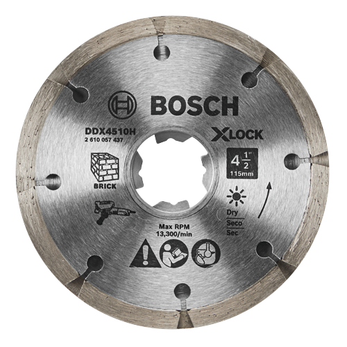 Lame de scie circulaire Bosch DDX4510H 4 1/2", 115 mm, Max RPM 13 300/min.