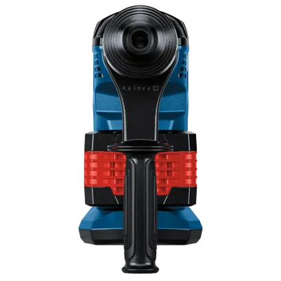Outil électroportatif Bosch, bleu, noir et rouge, avec le logo Bosch.