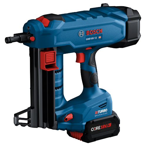 Bosch GNB18V-12 HD BITURBO BRUSHLESS cloueur avec batterie CORE18V 8Ah.