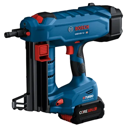 Bosch GNB18V-12 HD BITURBO BRUSHLESS cloueur avec batterie CORE18V 8Ah.