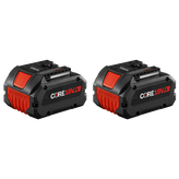 Bloc de batteries CORE18V 8 Ah, avec le logo Bosch.