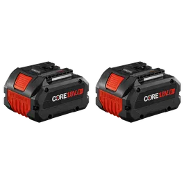 Bloc de batteries CORE18V 8 Ah, avec le logo Bosch.