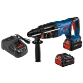 bosch corldess 18V AMPshare CORE18V rotary hammer sds-max hitman bc1880 charger kit