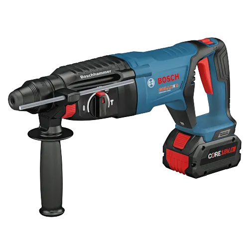 Bosch BULLDOG GBH18V-26D marteau perforateur sans fil avec batterie CORE18V 8Ah.