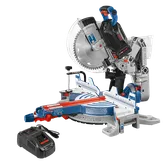 Scie à onglet BITURBO Brushless 18V Bosch avec chargeur.