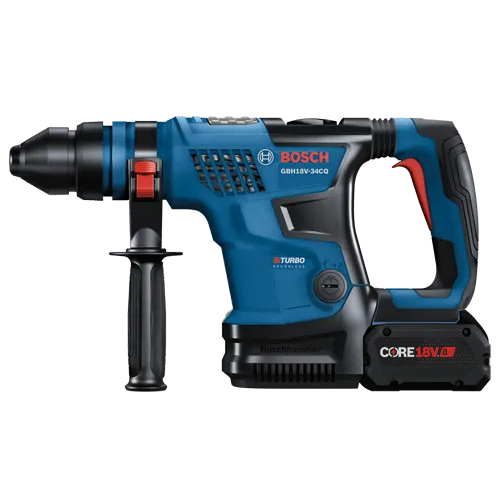 Bosch GBH18V-34CQ Turbo Perceuse à percussion sans fil Brushless avec batterie CORE18V 8Ah.