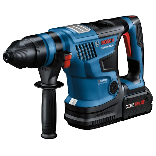 Bosch GBH18V-34CQ Turbo Brushless Boschhammer, Core 18V 8Ah.